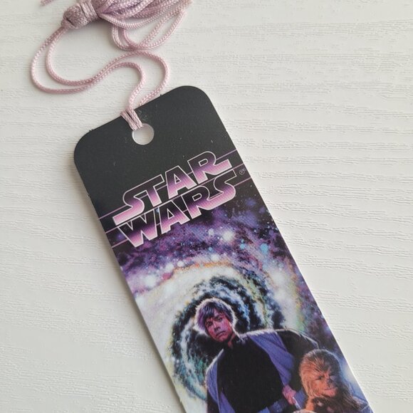 Vintage 90s Star Wars Lucas Films Antioch Crystal Tassel Bookmark 1994 KBO-10829 - Picture 4 of 9